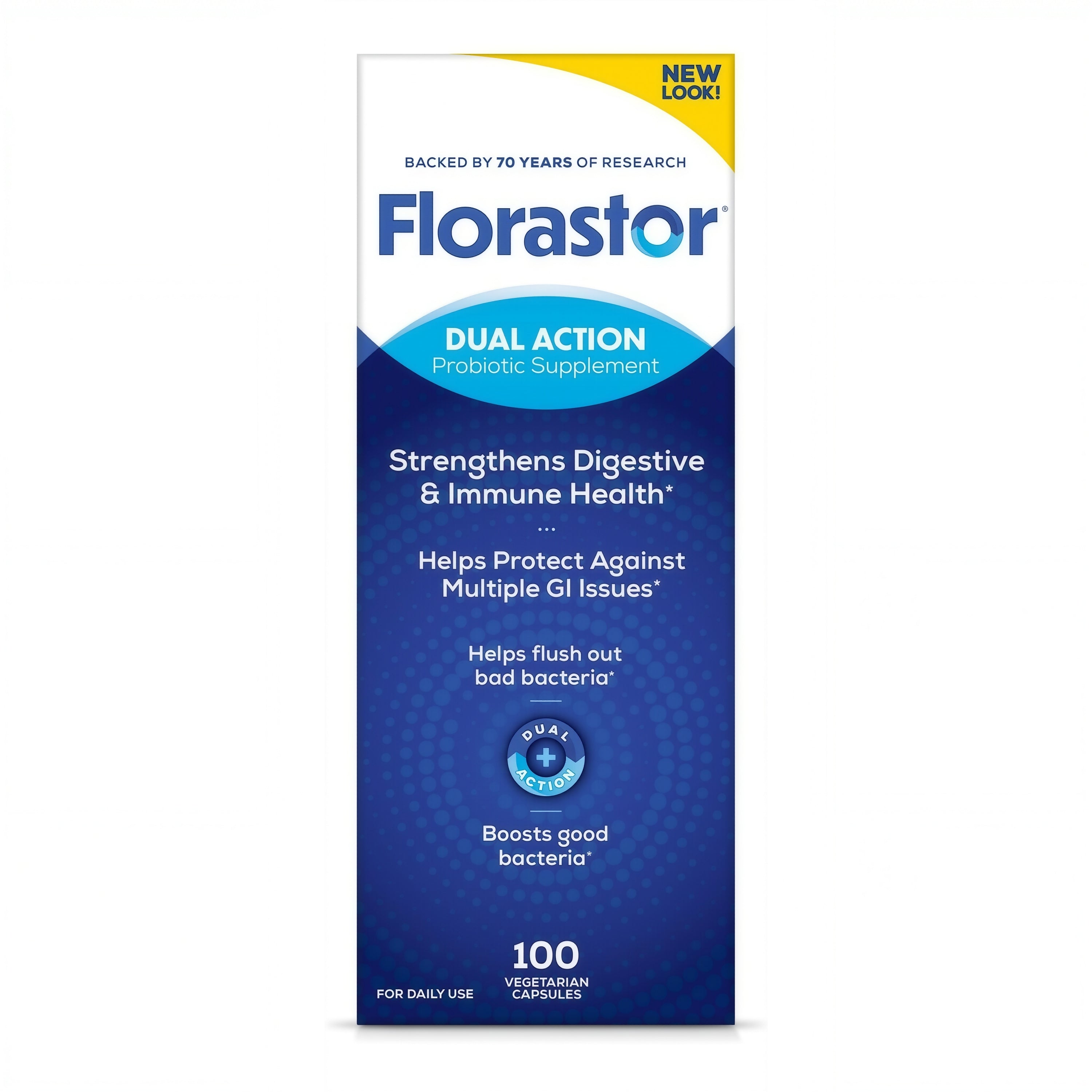 Florastor Dual Action Probiotic Supplement Probiotic